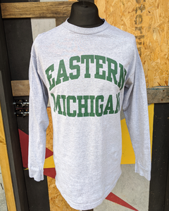 Retro Eastern Michigan long sleeve t-shirt M