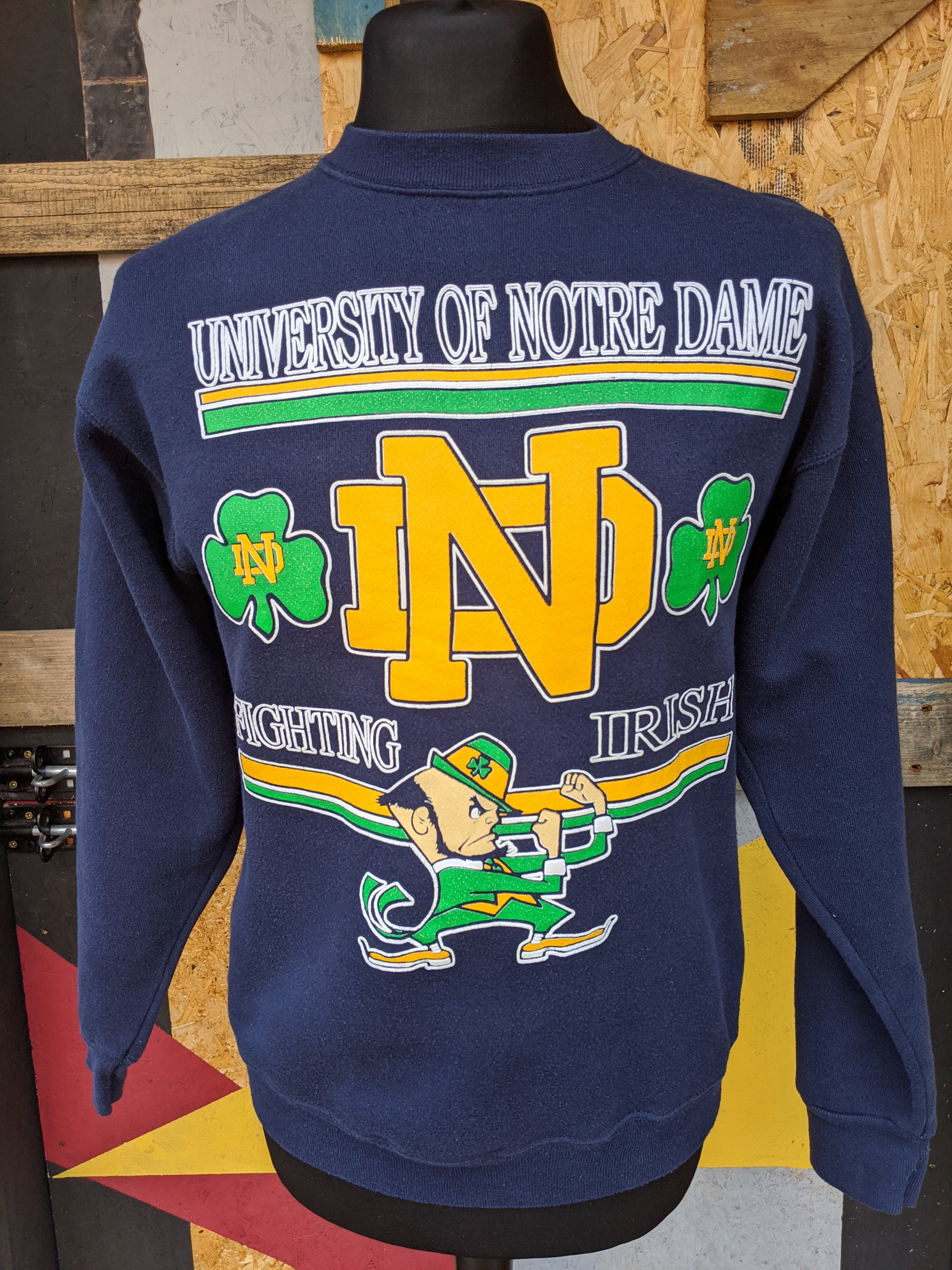 Retro US Notre Dame sweatshirt S
