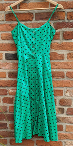 Vintage cotton polka dot dress approx size 8