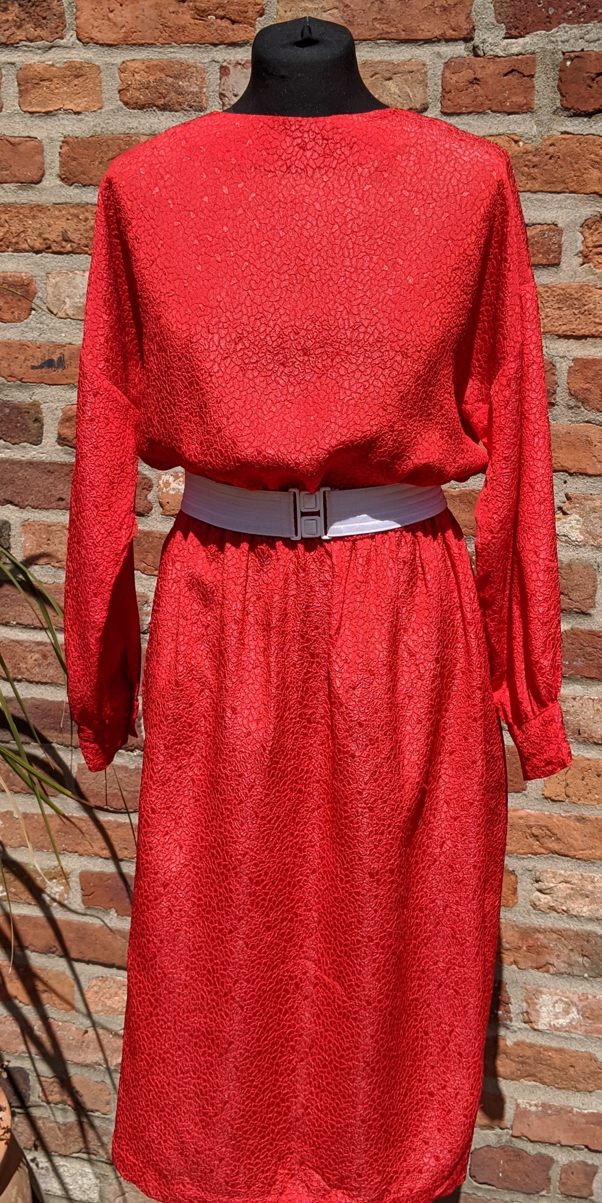 red croc dress CROC RHINESTONE EMBROIDERY LONG SLEEVE MINI DRESS David Koma