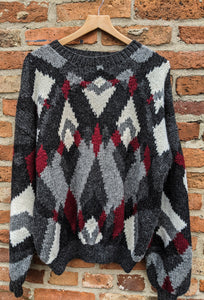 Incredible chunky patterned jumper size XL