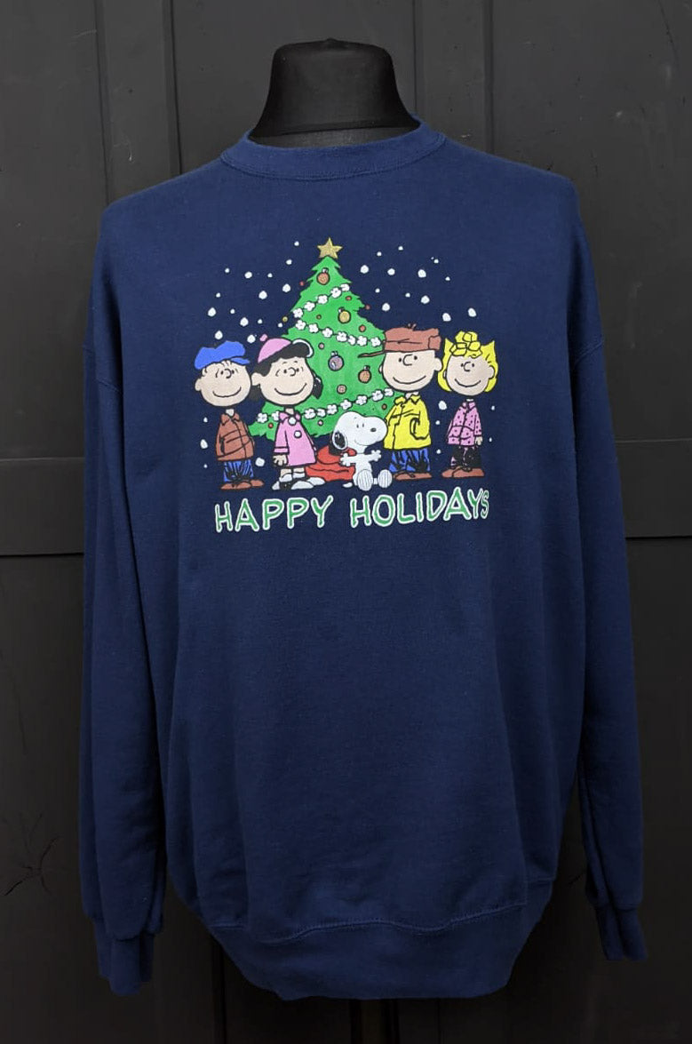 Snoopy Happy Holidays Christmas sweatshirt size L/XL