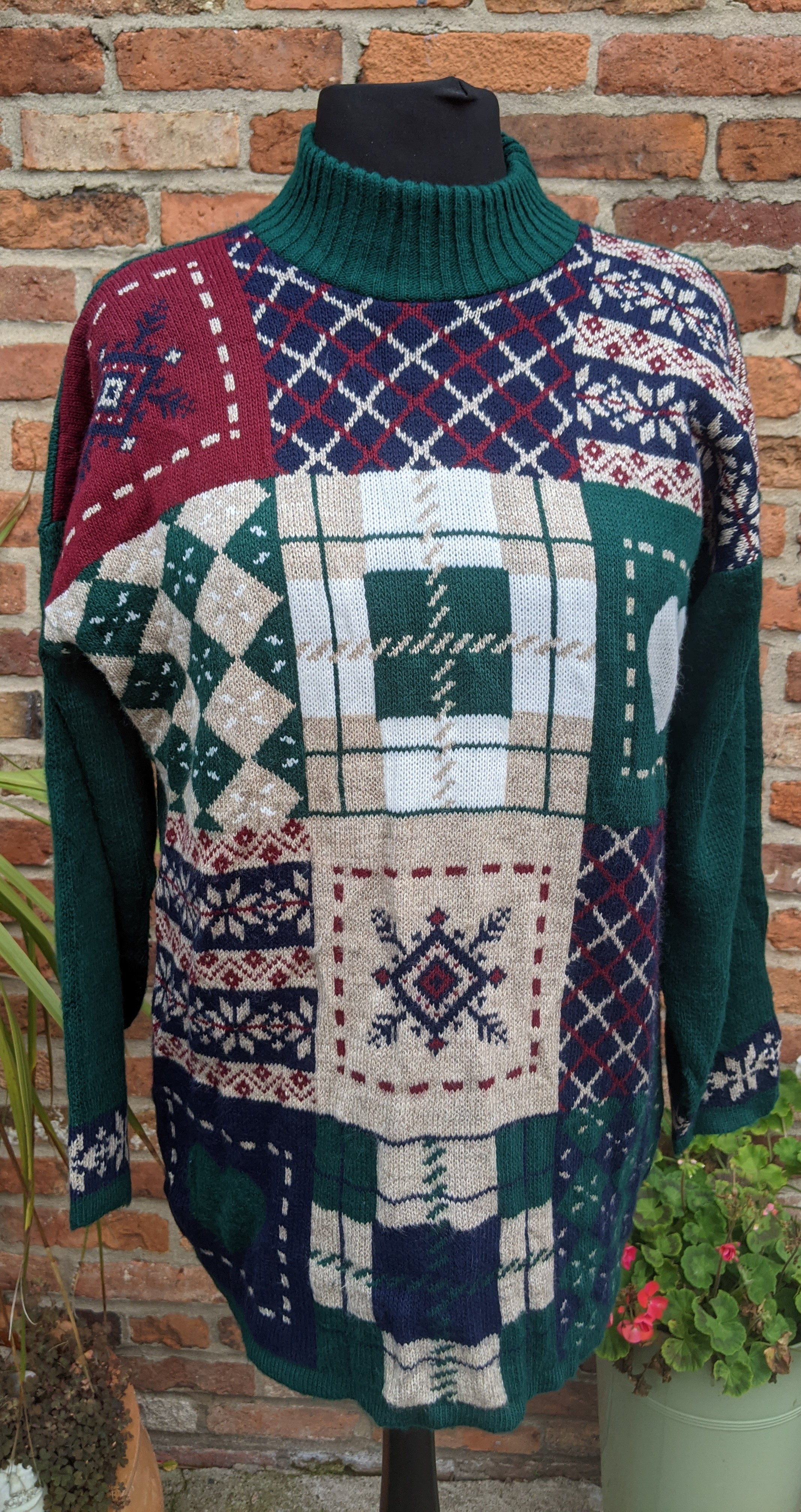 Acrylic Christmas jumper size L item806