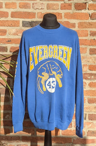 Retro Evergreen basketball sweatshirt XXL itemA48